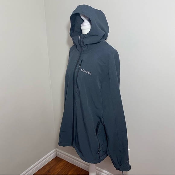 Columbia Men's Gray lightweight Hooded winter Jacket XL - Picture 5 of 15